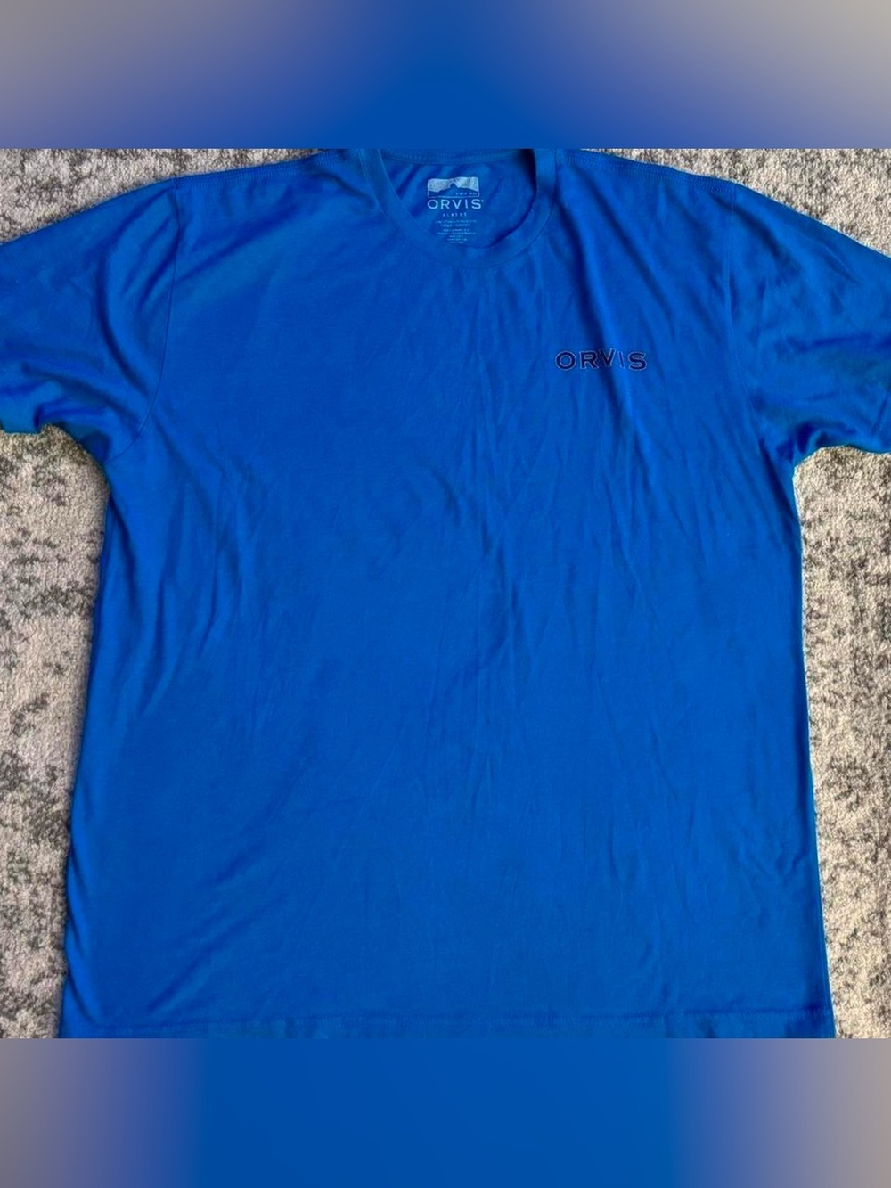 Orvis Silver King Blue Fishing Tee Size XL
